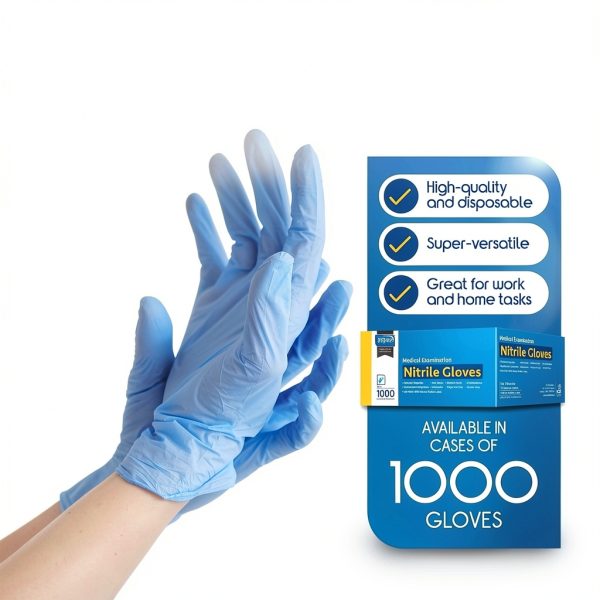 Inspire Nitrile Exam Gloves - Original Quality Cobalt Blue Gloves-1