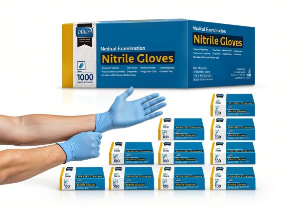 Inspire Nitrile Exam Gloves - Original Quality Cobalt Blue Gloves-0