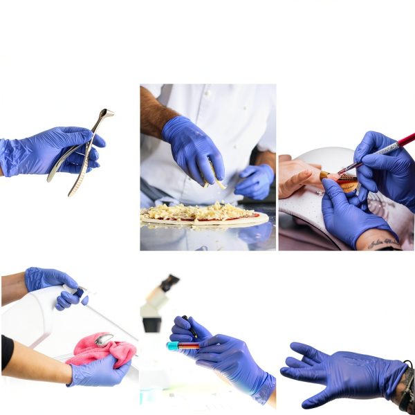 Klex Nitrile Exam Gloves Medical Grade Powder Free Lavender Unisex-4