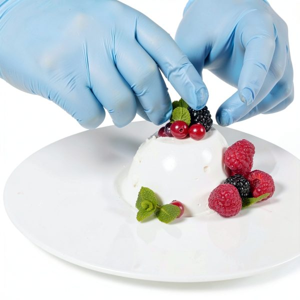 Blue Nitrile Exam Gloves INTCO NGPF 7004 XL Latex-Free Powder-Free-5