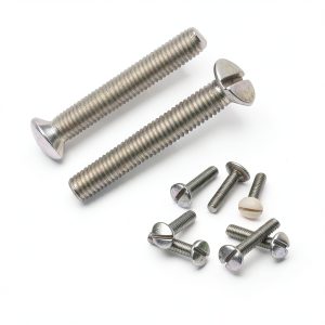 50 Pcs 3/4 Inch Long 6-32 Thread White Wall Plate Screws Outlet Cover Screws Switch Cover Screws Replacement Wall Plate Screws Electrical Screws-0