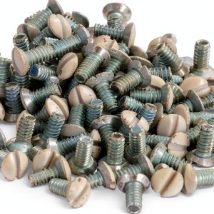 Leviton 5/16-Inch Oval Head Wall Plate Screws, 6-32 Thread, 100-Pack,-0